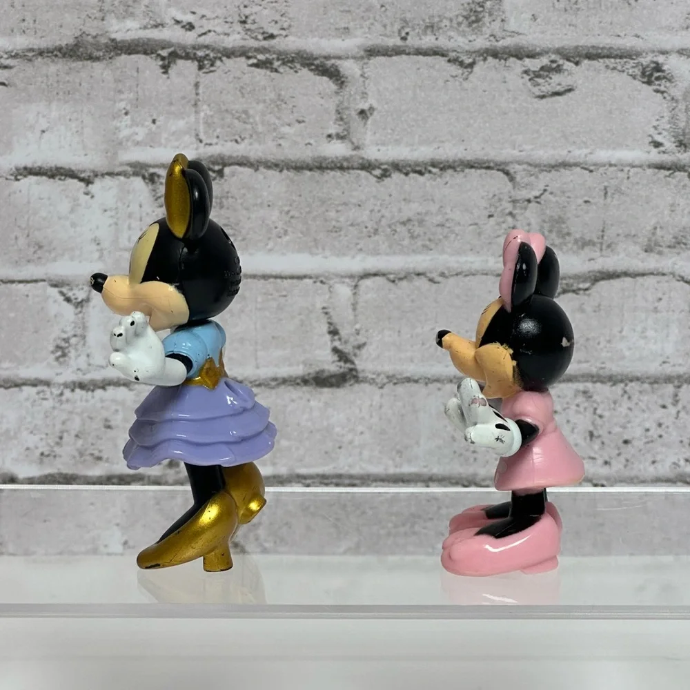 Disney Minnie Mouse Characters Figures Lot Of 2